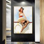 poster donna vintage