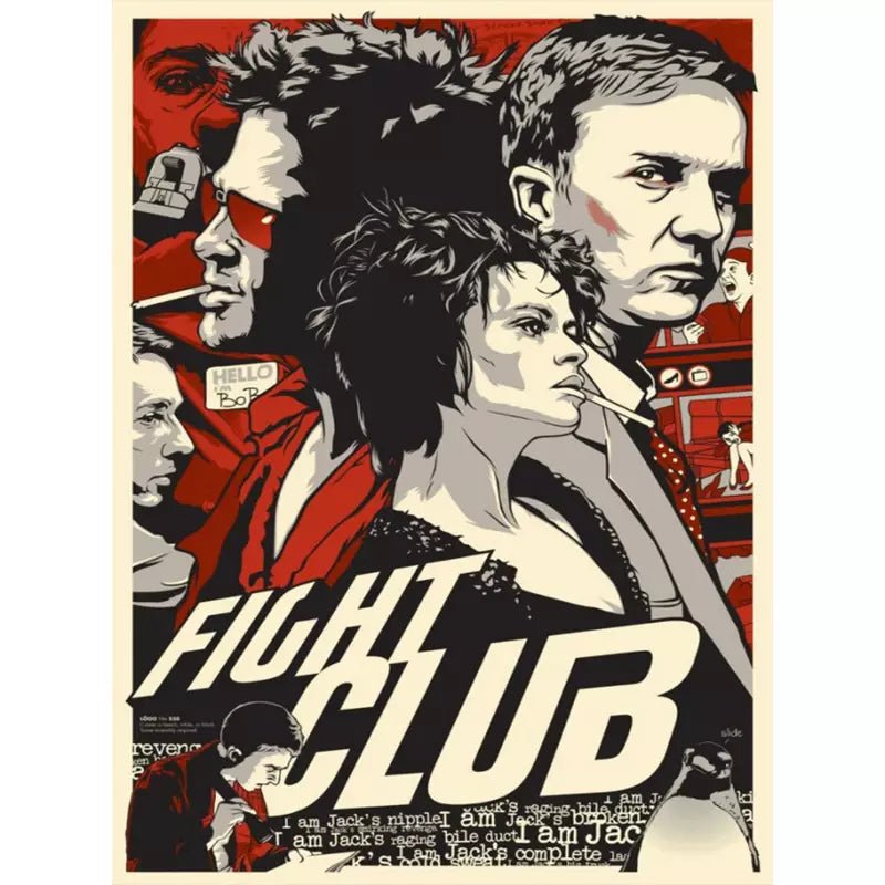 poster fight club vintage poster fight club vintage