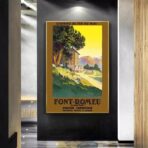 poster vintage font remeu