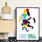 poster di calcio vintage
