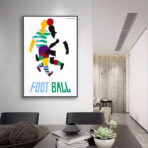 poster di calcio vintage