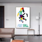 poster di calcio vintage