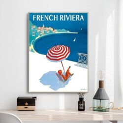 poster vintage costa azzurra 1