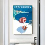poster vintage costa azzurra 1