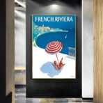 poster vintage costa azzurra 1