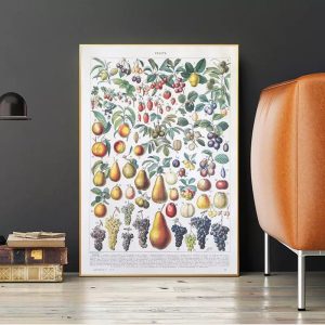poster di frutta vintage 1
