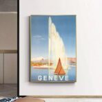 poster vintage geneve