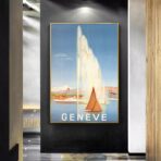 poster vintage geneve