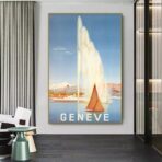 poster vintage geneve
