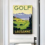 poster di golf vintage