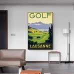 poster di golf vintage