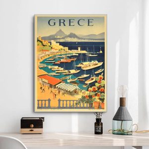 poster vintage della grecia
