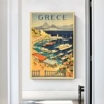 poster vintage della grecia