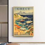 poster vintage della grecia