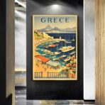 poster vintage della grecia