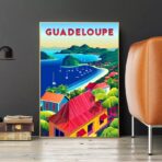 poster vintage guadalupa