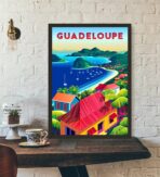 poster vintage guadalupa