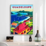 poster vintage guadalupa