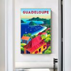 poster vintage guadalupa