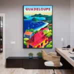 poster vintage guadalupa