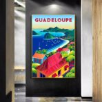 poster vintage guadalupa