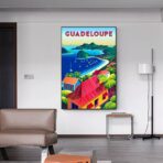 poster vintage guadalupa