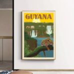 poster vintage guyana