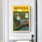 poster vintage guyana