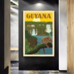 poster vintage guyana