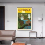 poster vintage guyana