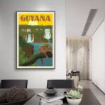 poster vintage guyana