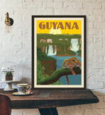 poster vintage guyana