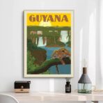 poster vintage guyana