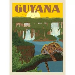 poster vintage guyana