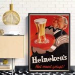 poster heineken vintage