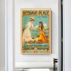poster vintage hendaye
