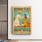 poster vintage hendaye