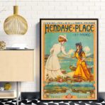 poster vintage hendaye
