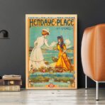 poster vintage hendaye