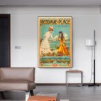 poster vintage hendaye