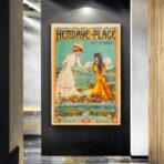 poster vintage hendaye