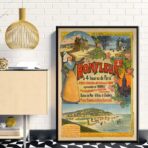 poster vintage honfleur