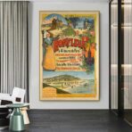 poster vintage honfleur