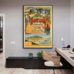 poster vintage honfleur