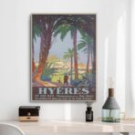 poster vintage hyeres