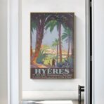 poster vintage hyeres