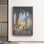 poster vintage hyeres