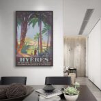 poster vintage hyeres