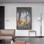 poster vintage hyeres