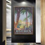poster vintage hyeres